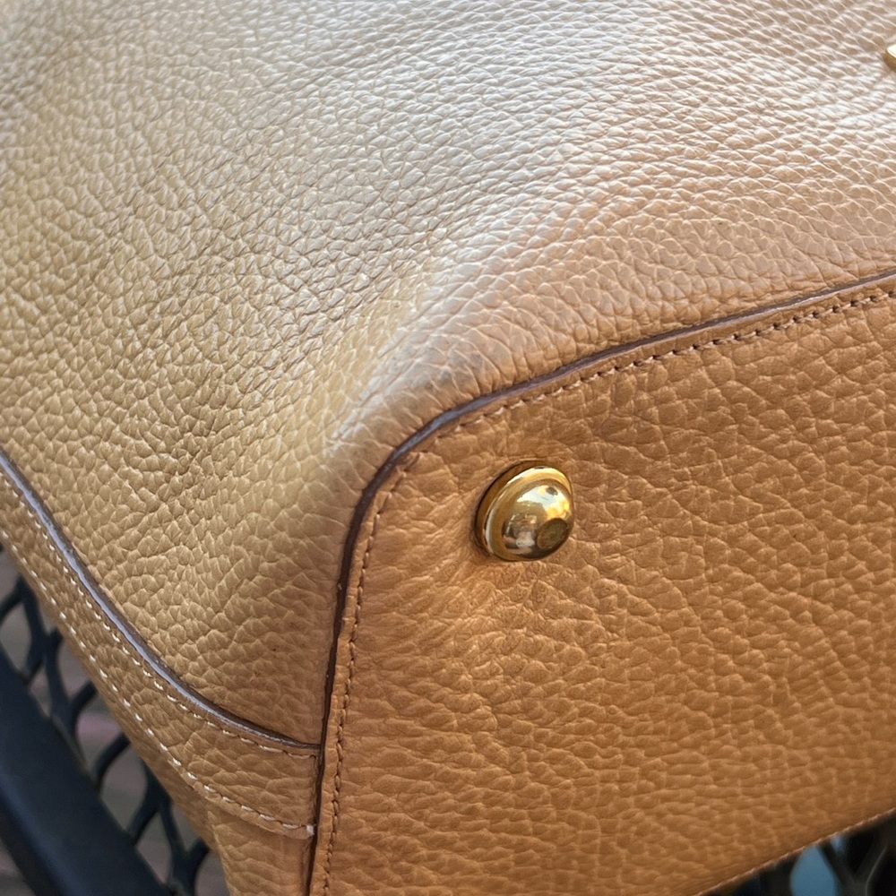 Brahmin Large Duxbury Satchel NEPAL Leather NATURAL - Picture 8 of 16